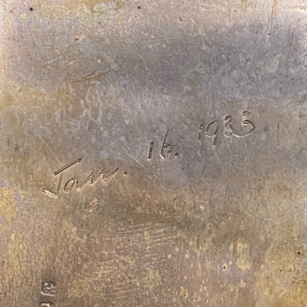 Antique Brass Pocket Photo Album Case Working Spring Hinge w/Leather Case - Picture 11 of 16